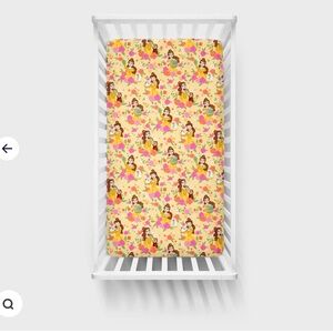 Little Sleepies Princess Belle Fitted Crib Sheet